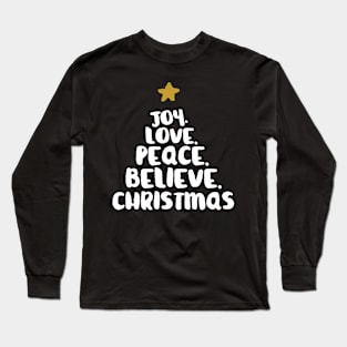 Joy Love Peace Long Sleeve T-Shirt